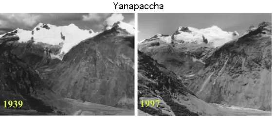 The Retreat of Yanapaccha Glacier