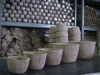 planters made with coconut coir