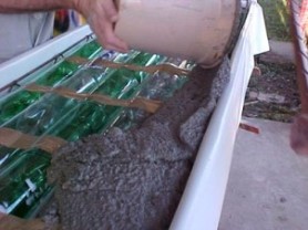 Cementing Over the PET-Filled Wall Module