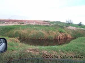 the leachate trenches at Gramacho