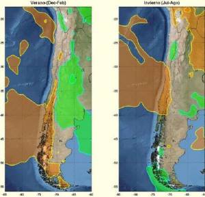 Major changes in rainfall predicted Under A2 scenario (click to enlarge)