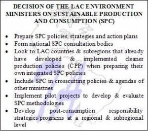 Decision on SPC of the Forum of LAC Environment Ministers (2005)